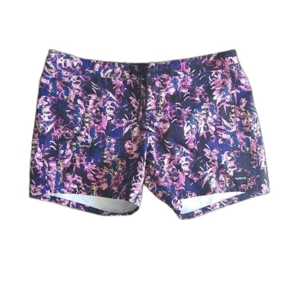 Hurley Board Shorts Floral Swim Bottoms